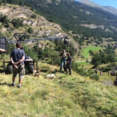 Tournage à Val Cenis