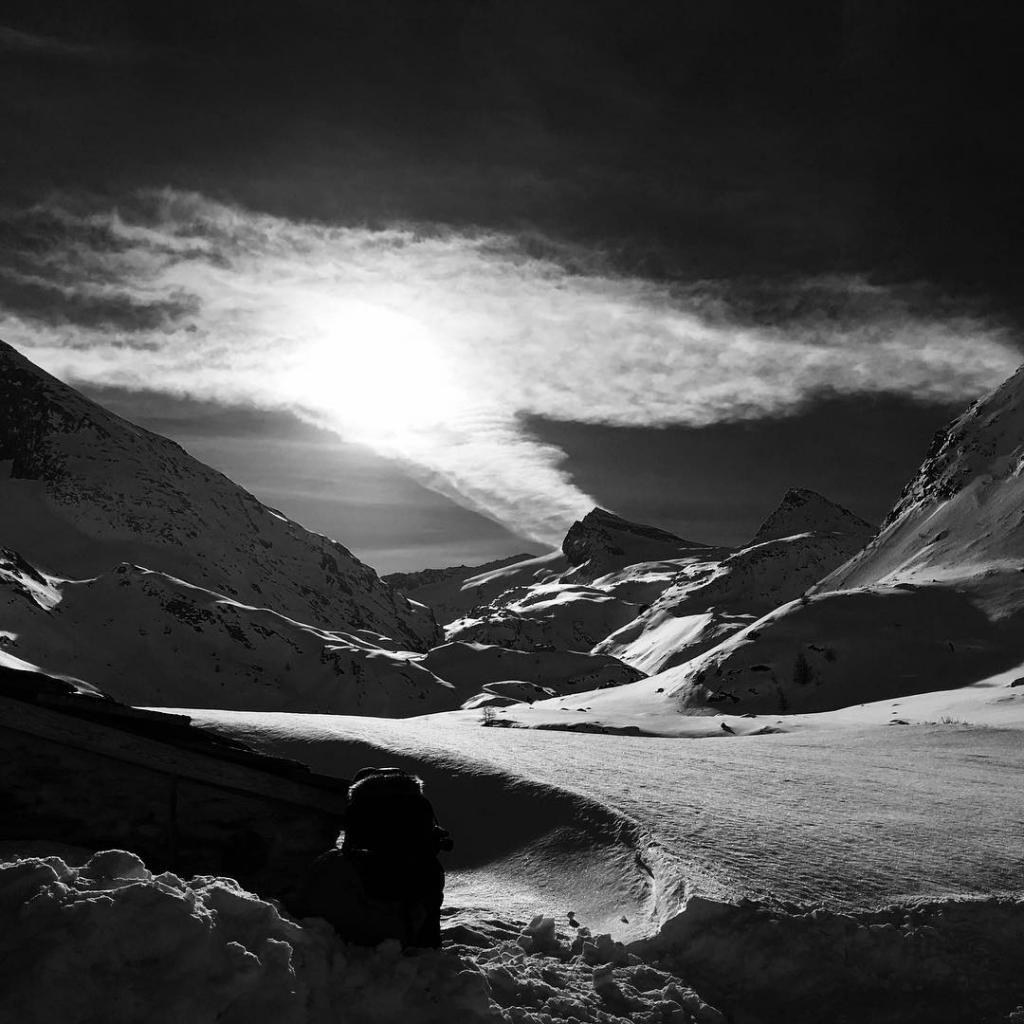 Au dessus du chalet