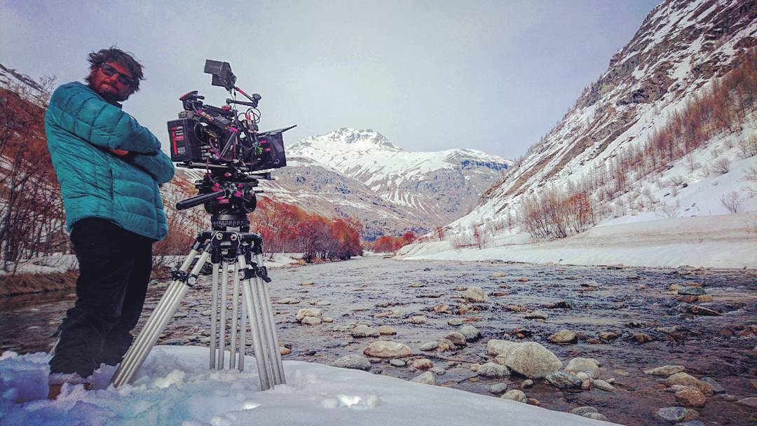 Tournage au bord de l'eau