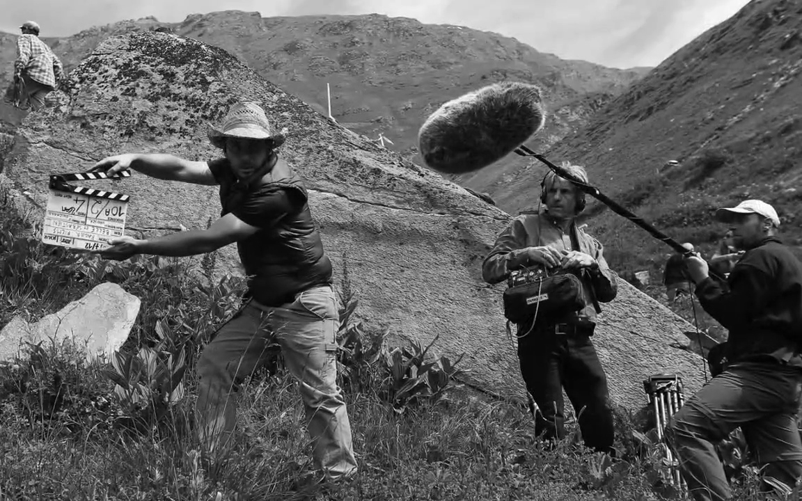 En tournage dans la vallée de la Lenta