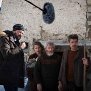 Margaux Chatelier, Tcheky Karyo et Thierry Neuvic sur le tournage