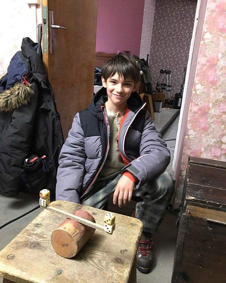 Félix avec Tcheky Karyo Pendant la pause de BS3