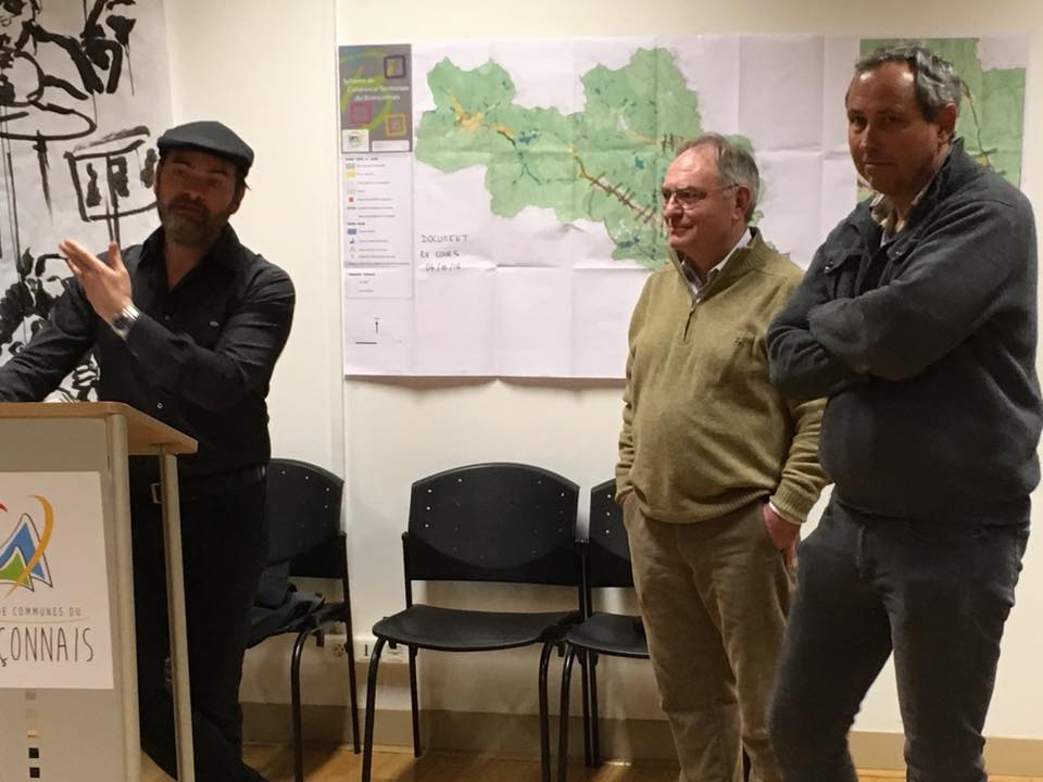 Réception à la CCB pour clore la 1ere partie du tournage